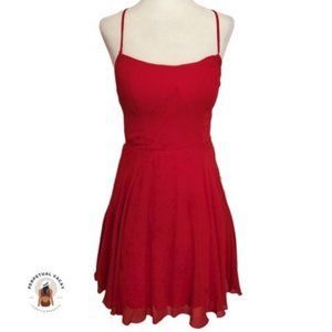 NEW Women's City Studio Red Formal Strappy Back Short Dress Size 5 NWT